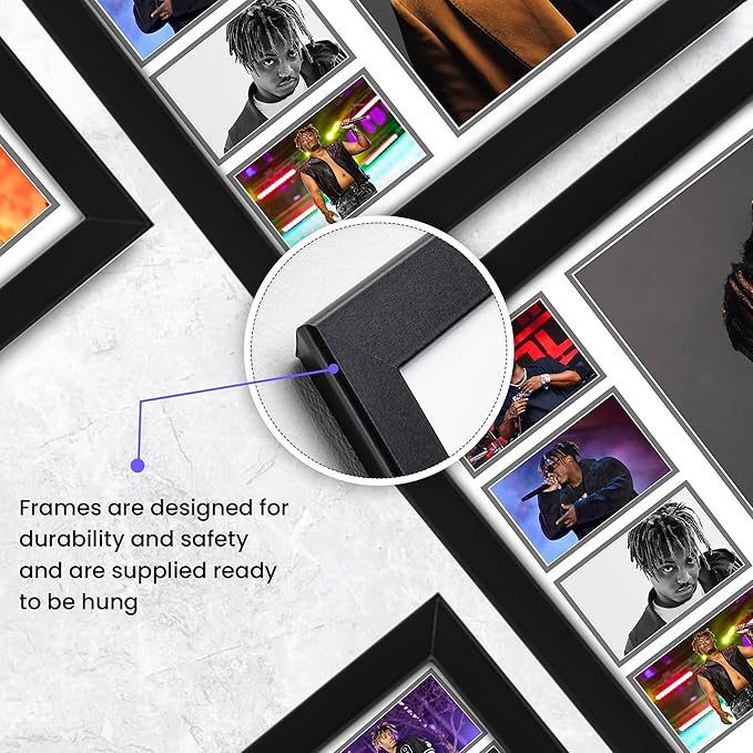 AllStarMedia Juice WRLD Autographed Collage Poster Print - Limited Edition Music Poster for Fans