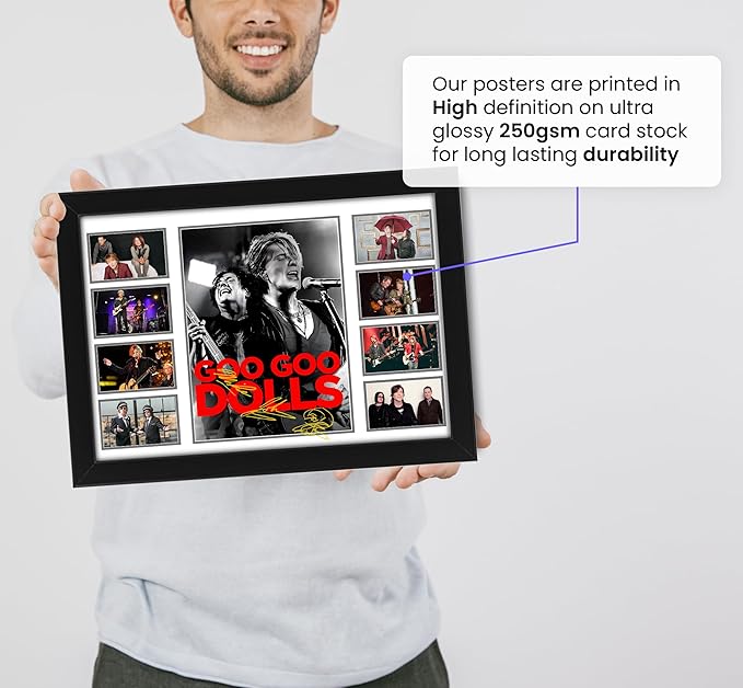 Goo Goo Dolls Signed Poster Print- Limited Edition Autograph Fan Gift – Collectible Memorabilia Merchandise