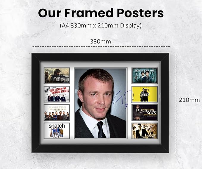 Guy Ritchie Signed Poster Print- Limited Edition Autograph Fan Gift – Collectible Memorabilia Merchandise, Artwork from the Director's Hit Movies