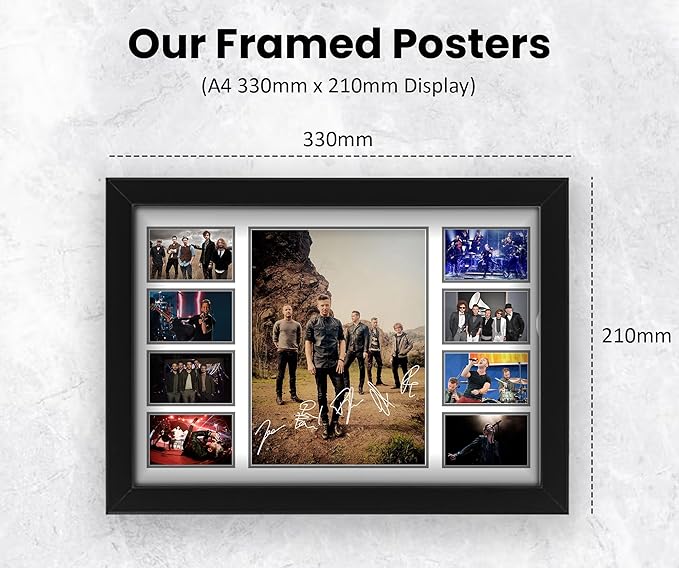 OneRepublic Signed Poster Print- Limited Edition Autograph Fan Gift – Collectible Memorabilia Merchandise