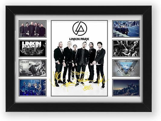 Linkin Park Signed Poster Print- Limited Edition Autograph Fan Gift – Collectible Memorabilia Merchandise