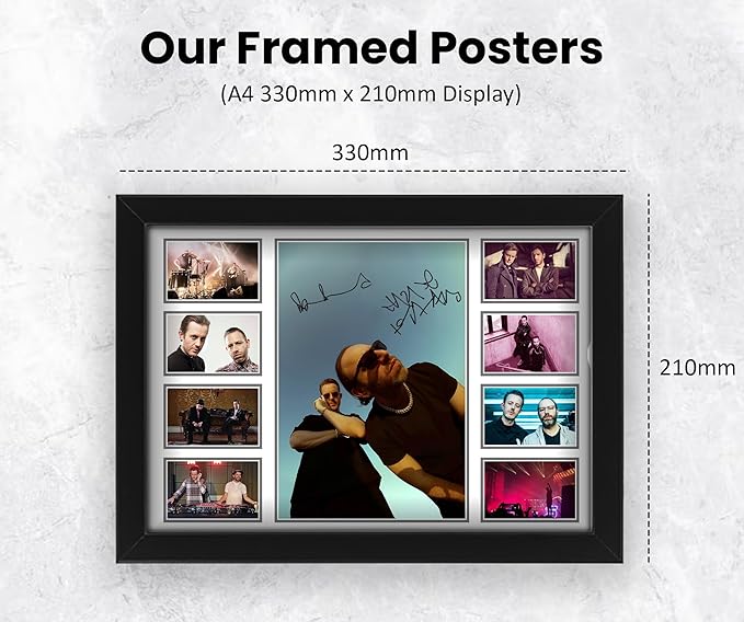 Chase & Status Signed Poster Print – Limited Edition Autograph Fan Gift – Collectible Memorabilia Merchandise – Perfect Music Fan Gift