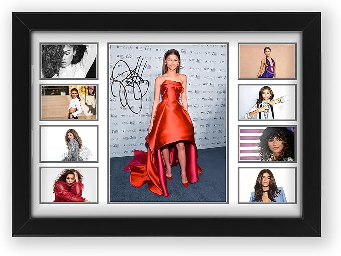 Zendaya Signed Poster Print- Limited Edition Autograph Fan Gift – Collectible Memorabilia Merchandise | A Must-Have for Fans of the Hollywood Star