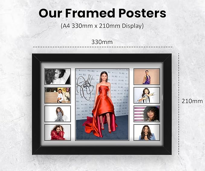 Zendaya Signed Poster Print- Limited Edition Autograph Fan Gift – Collectible Memorabilia Merchandise | A Must-Have for Fans of the Hollywood Star