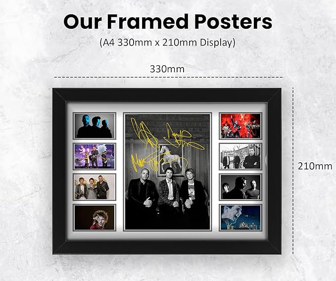 AllStarMedia Muse Band Signed Print Poster - Exclusive Collectible | Autographed Album Art Display for Fans