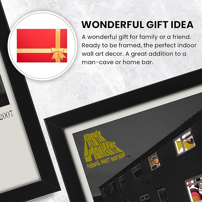 ARCTIC MONKEYS Favourite Worst Nightmare Poster Autographed Print- Limited Edition Signed Music Fan Gift – For The Merch Collector…