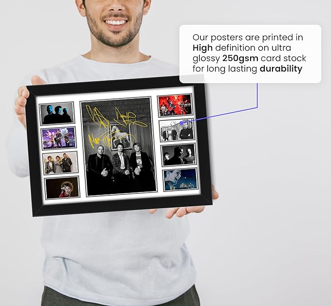 AllStarMedia Muse Band Signed Print Poster - Exclusive Collectible | Autographed Album Art Display for Fans