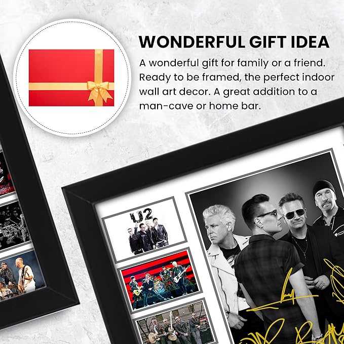 AllStarMedia U2 Signed Poster, Memorabilia - Collectible Merchandise & Gifts