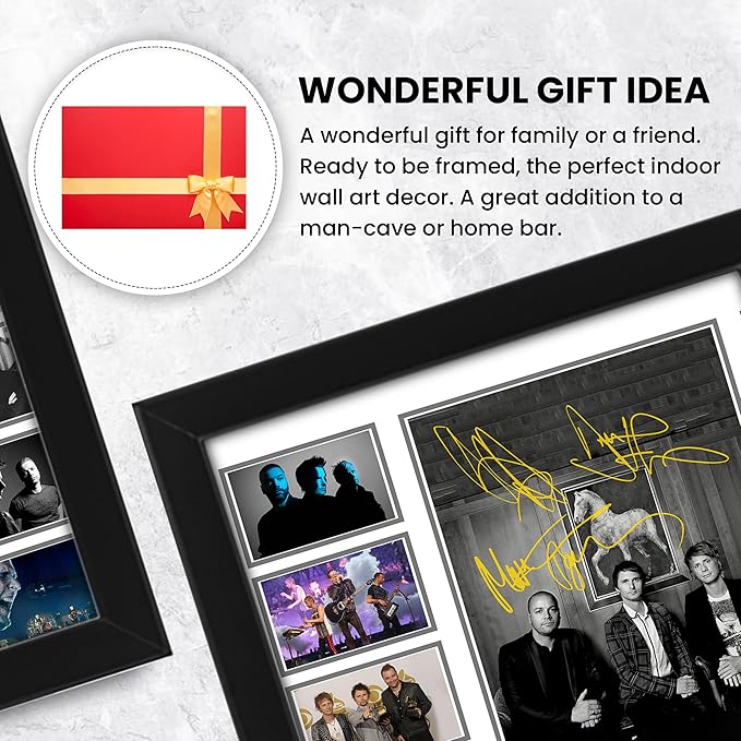 AllStarMedia Muse Band Signed Print Poster - Exclusive Collectible | Autographed Album Art Display for Fans