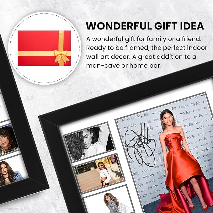 Zendaya Signed Poster Print- Limited Edition Autograph Fan Gift – Collectible Memorabilia Merchandise | A Must-Have for Fans of the Hollywood Star