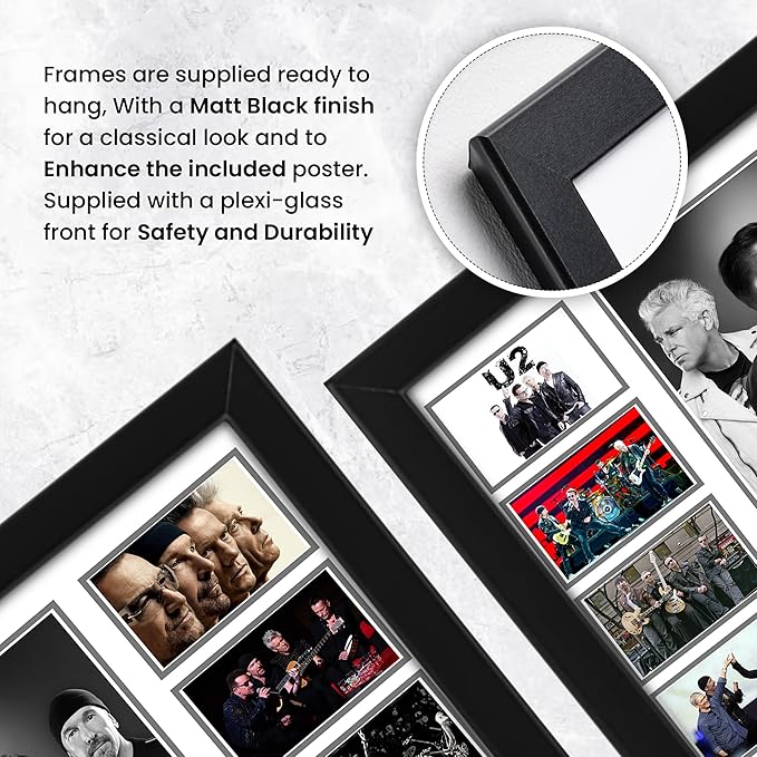 AllStarMedia U2 Signed Poster, Memorabilia - Collectible Merchandise & Gifts