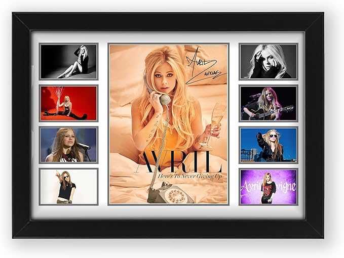 Avril Lavigne Canadian singer-songwriter Signed Poster Print- Limited Edition Autograph Fan Gift – Collectible Memorabilia Merchandise