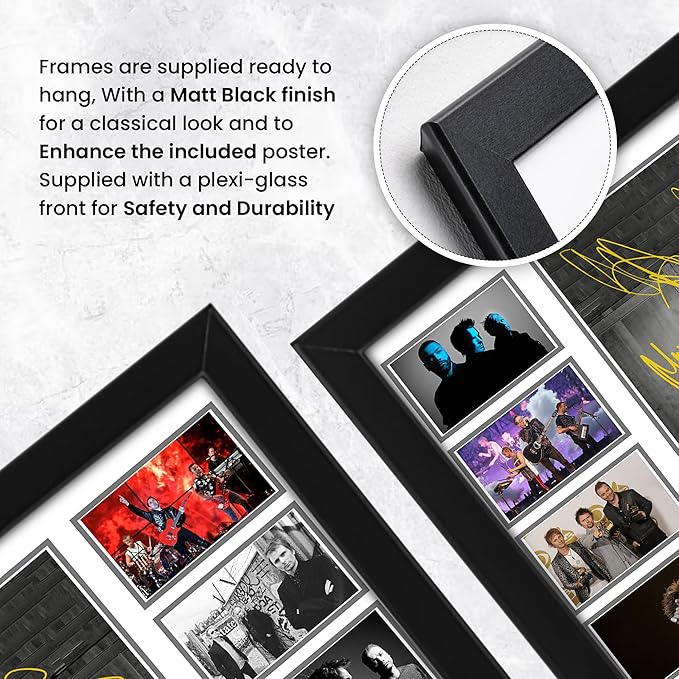 AllStarMedia Muse Band Signed Print Poster - Exclusive Collectible | Autographed Album Art Display for Fans
