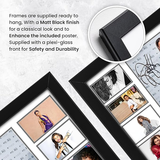 Zendaya Signed Poster Print- Limited Edition Autograph Fan Gift – Collectible Memorabilia Merchandise | A Must-Have for Fans of the Hollywood Star