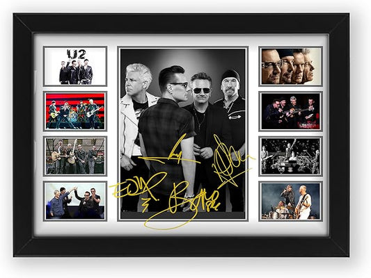 AllStarMedia U2 Signed Poster, Memorabilia - Collectible Merchandise & Gifts