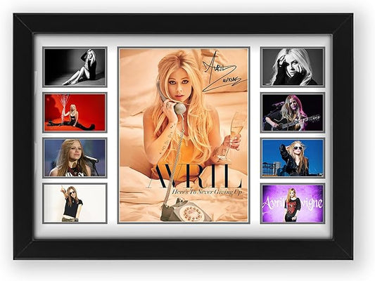 Avril Lavigne Canadian singer-songwriter Signed Poster Print- Limited Edition Autograph Fan Gift – Collectible Memorabilia Merchandise