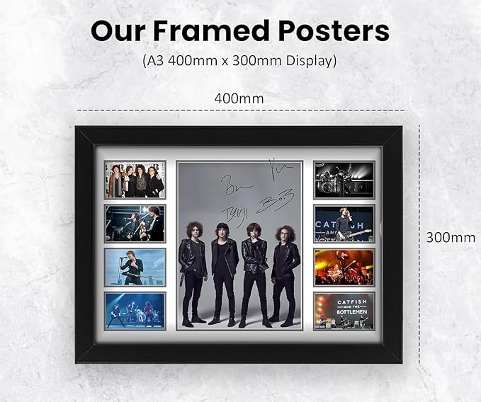 Catfish And The Bottlemen Signed Poster Print- Limited Edition Autograph Fan Gift – Collectible Memorabilia Merchandise