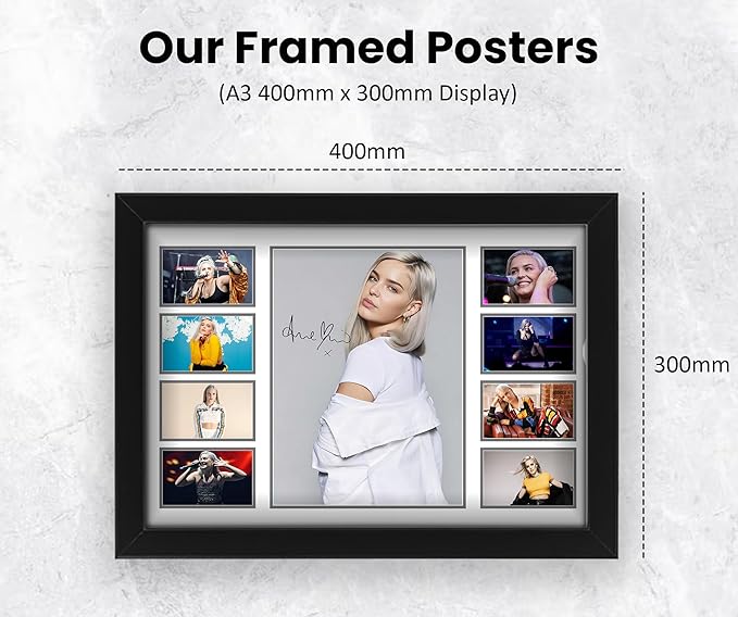 Anne-Marie Singer-songwriter Signed Poster Print- Limited Edition Autograph Fan Gift – Collectible Memorabilia Merchandise
