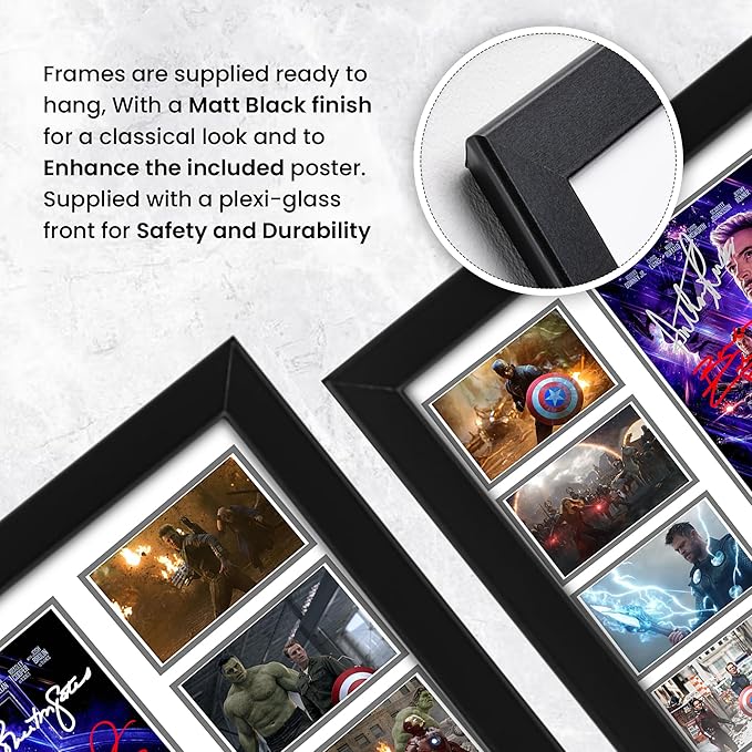 AllStarMedia Avengers Endgame Signed Print Poster - Limited Edition Marvel Art, Gift for Movie Fans