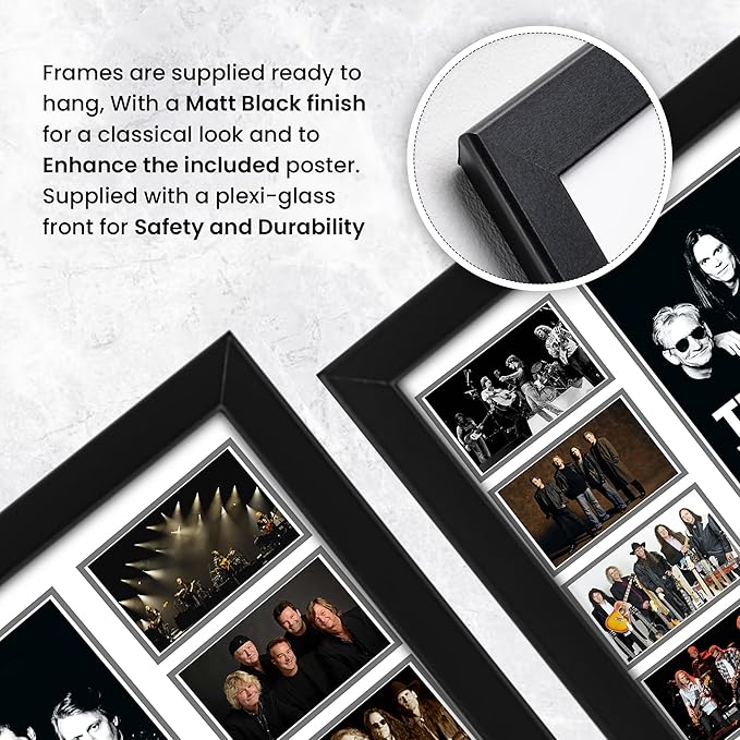 AllStarMedia The Eagles Signed Poster, Exclusive Collectible | Autographed Album Art Display for Fans