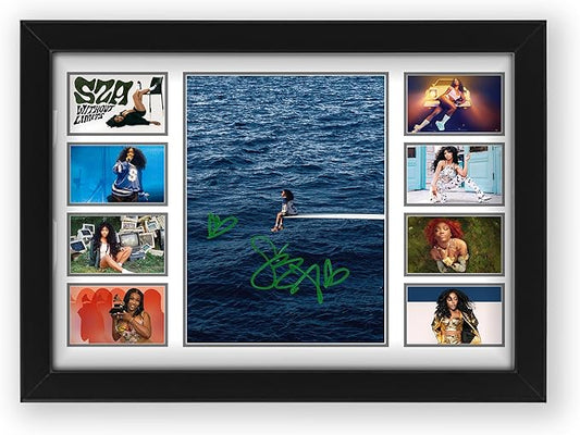 SZA Signed Poster Print- Limited Edition Autograph Fan Gift – Collectible Memorabilia Merchandise Music Band Artist