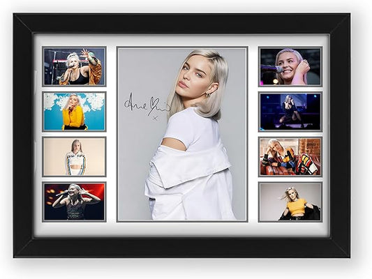 Anne-Marie Singer-songwriter Signed Poster Print- Limited Edition Autograph Fan Gift – Collectible Memorabilia Merchandise