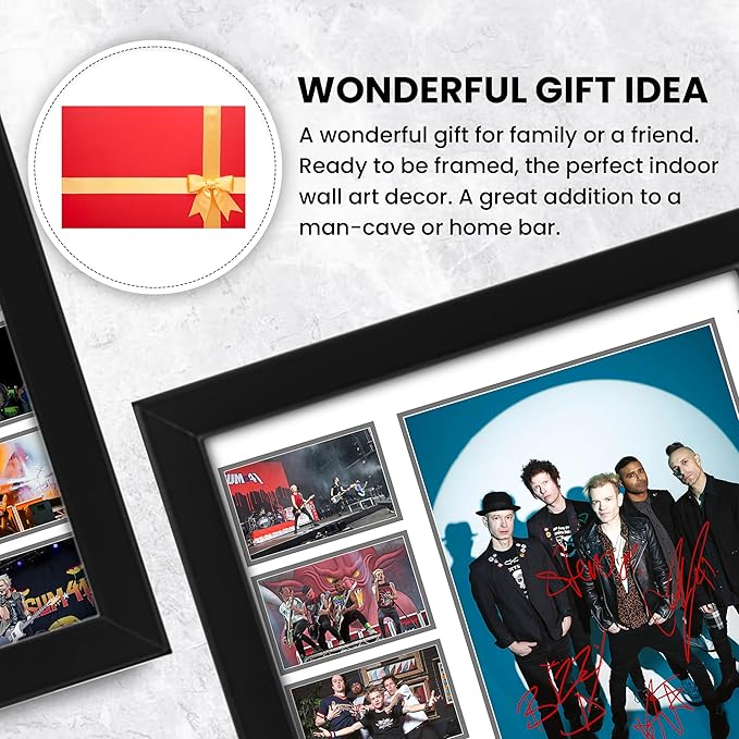 Sum 41 Rock Band Signed Poster Print- Limited Edition Autograph Fan Gift – Collectible Memorabilia Merchandise