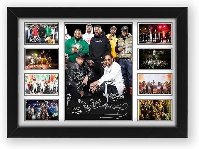 Wu-Tang Clan Signed Poster - Limited Edition Collectible Print – Autographed Hip Hop Memorabilia – Iconic Album and Hit Song Art for Fans
