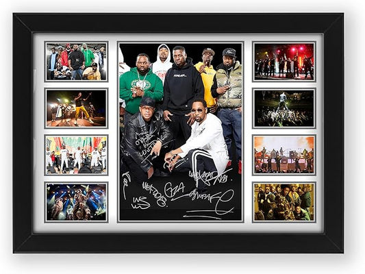 Wu-Tang Clan Signed Poster - Limited Edition Collectible Print – Autographed Hip Hop Memorabilia – Iconic Album and Hit Song Art for Fans