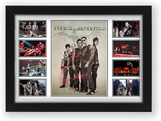 Avenged Sevenfold Signed Poster Print- Limited Edition Autograph Fan Gift – Collectible Memorabilia Merchandise