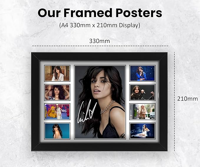 Camila Cabello Signed Poster Print- Limited Edition Autograph Fan Gift – Collectible Memorabilia Merchandise