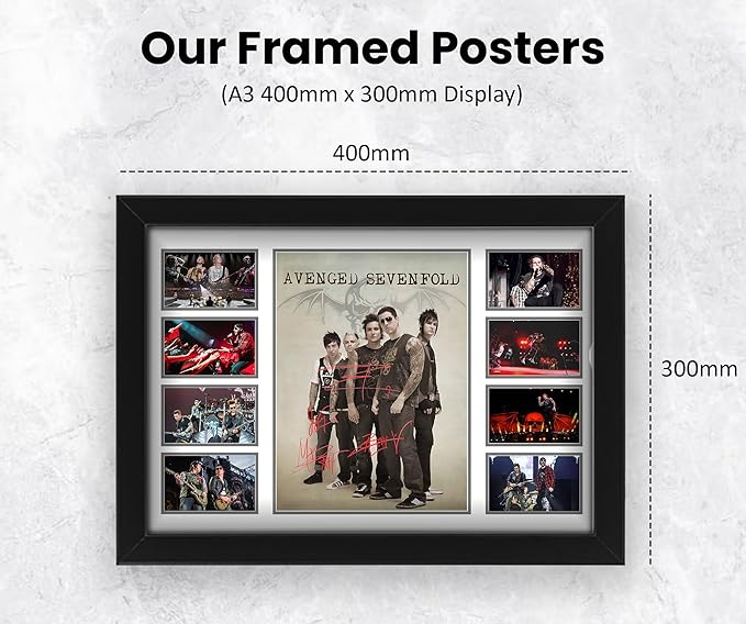 Avenged Sevenfold Signed Poster Print- Limited Edition Autograph Fan Gift – Collectible Memorabilia Merchandise