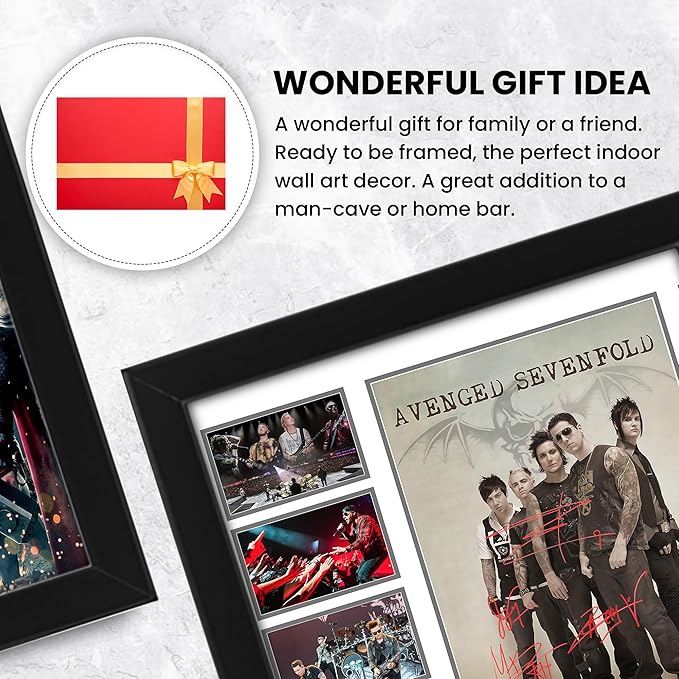 Avenged Sevenfold Signed Poster Print- Limited Edition Autograph Fan Gift – Collectible Memorabilia Merchandise