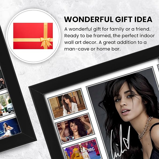 Camila Cabello Signed Poster Print- Limited Edition Autograph Fan Gift – Collectible Memorabilia Merchandise