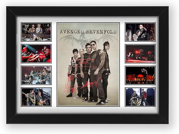 Avenged Sevenfold Signed Poster Print- Limited Edition Autograph Fan Gift – Collectible Memorabilia Merchandise