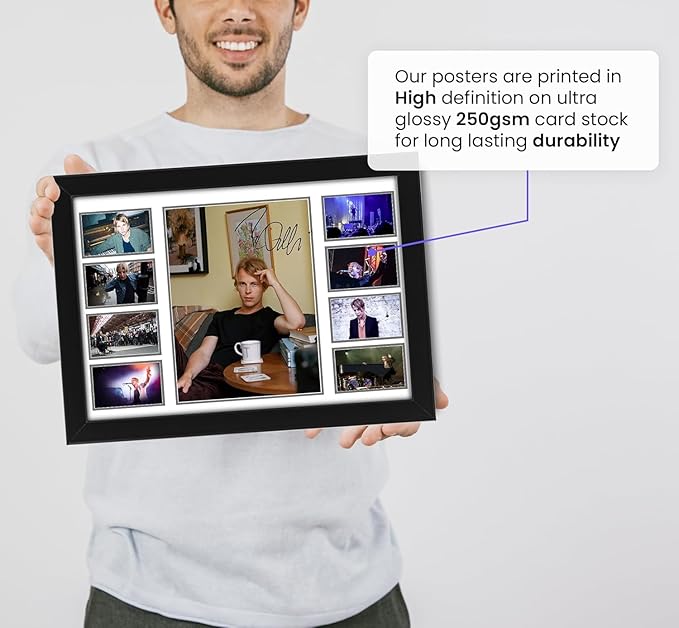 Tom Odell Singer-songwriter Signed Poster Print- Limited Edition Autograph Fan Gift – Collectible Memorabilia Merchandise