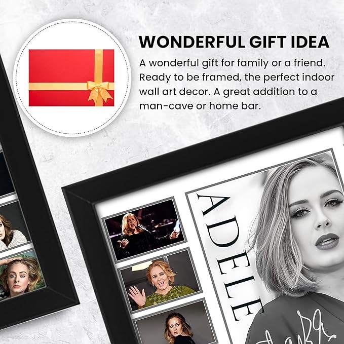 Adele Signed Poster Print- Limited Edition Autograph Fan Gift – Collectible Memorabilia Merchandise
