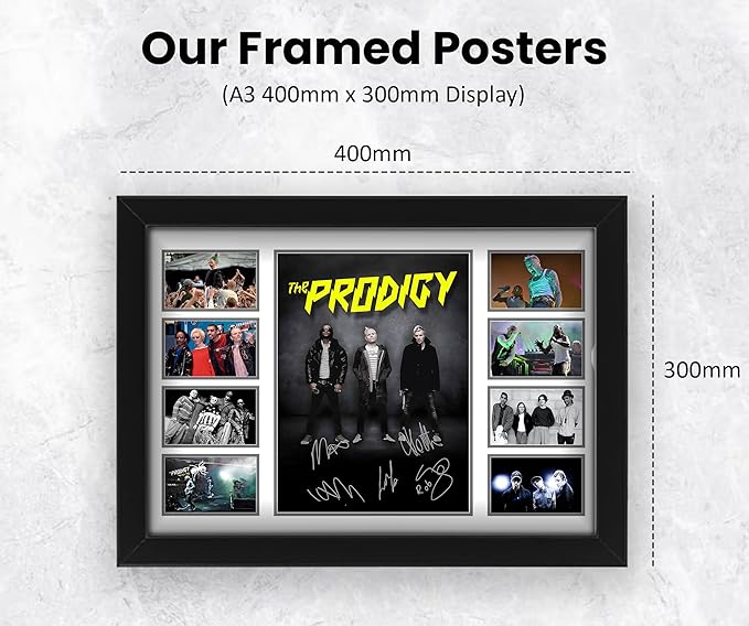 AllStarMedia The Prodigy Signed Poster Print - Limited Edition Autograph, Fan Gift