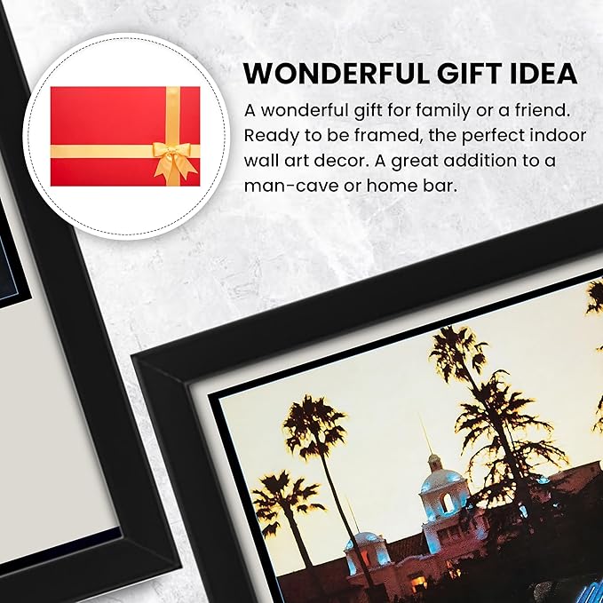 Eagles Hotel California Signed Poster Print- Limited Edition Autograph Fan Gift – Collectible Memorabilia Merchandise