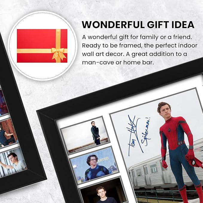 Tom Holland Signed Poster - Limited Edition Collectible | Gift for Marvel and Spider-Man Fans - Collectible Memorabilia Merchandise