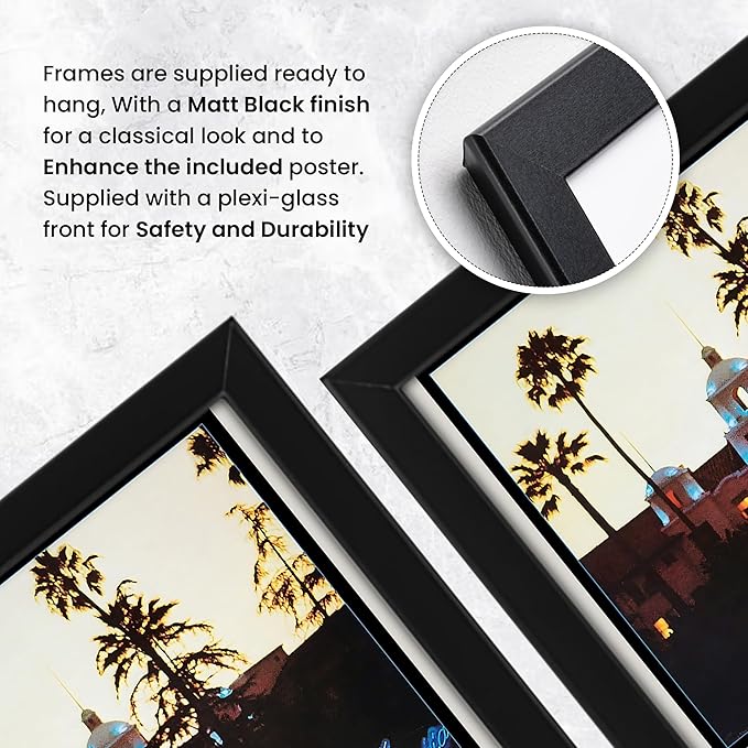 Eagles Hotel California Signed Poster Print- Limited Edition Autograph Fan Gift – Collectible Memorabilia Merchandise