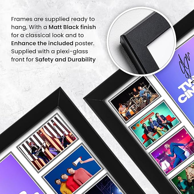 Two Door Cinema Club Autographed Poster – Limited Edition Signed Print – Exclusive Indie Rock Collectible for Fans – Premium Music Memorabilia Gift