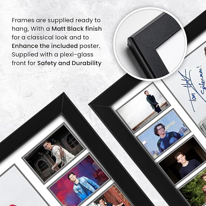 Tom Holland Signed Poster - Limited Edition Collectible | Gift for Marvel and Spider-Man Fans - Collectible Memorabilia Merchandise