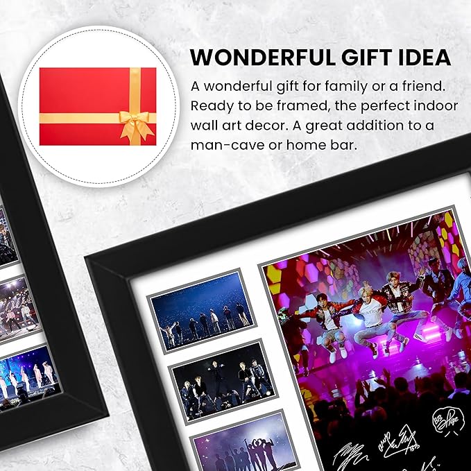 BTS Boy Band Signed Poster Print- Limited Edition Autograph Fan Gift – Collectible Memorabilia Merchandise
