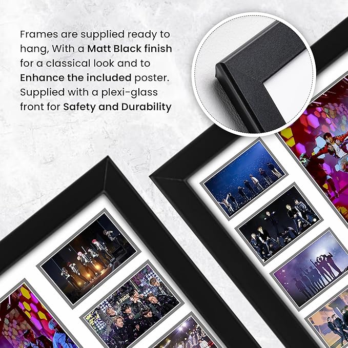 BTS Boy Band Signed Poster Print- Limited Edition Autograph Fan Gift – Collectible Memorabilia Merchandise