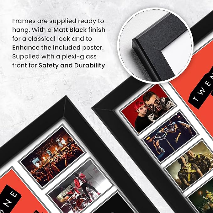 Twenty One Pilots Musical duo Signed Poster Print- Limited Edition Autograph Fan Gift – Collectible Memorabilia Merchandise