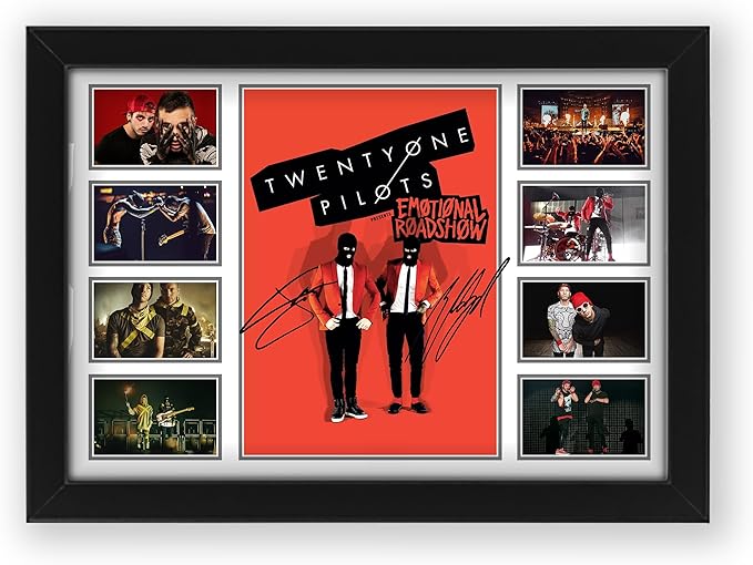Twenty One Pilots Musical duo Signed Poster Print- Limited Edition Autograph Fan Gift – Collectible Memorabilia Merchandise