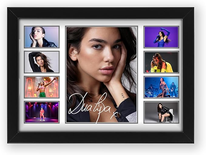 Dua Lipa Signed Poster Print- Limited Edition Autograph Fan Gift – Collectible Memorabilia Merchandise
