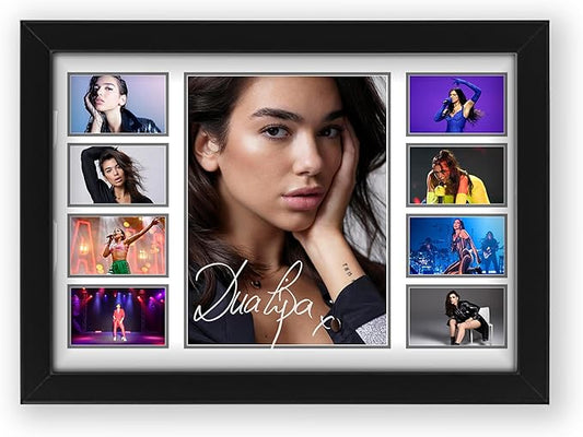Dua Lipa Signed Poster Print- Limited Edition Autograph Fan Gift – Collectible Memorabilia Merchandise