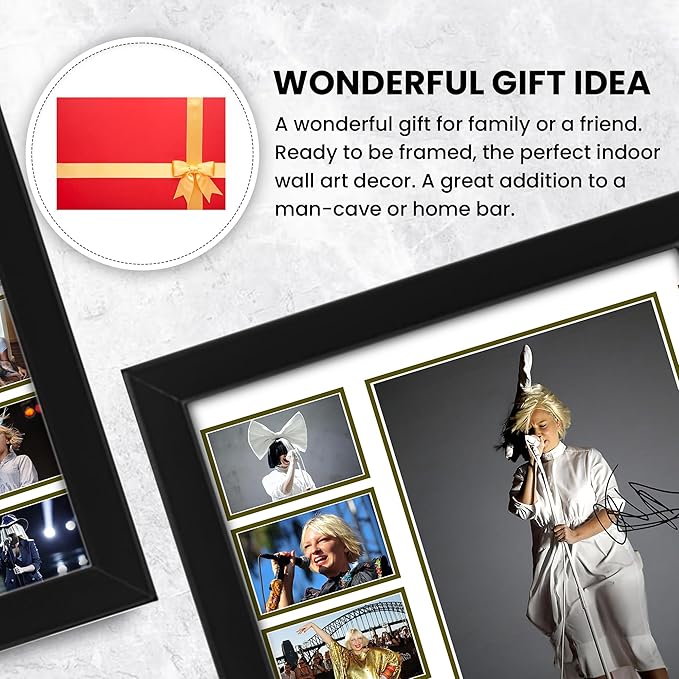Sia Signed Poster Print- Limited Edition Autograph Fan Gift – Collectible Memorabilia Merchandise